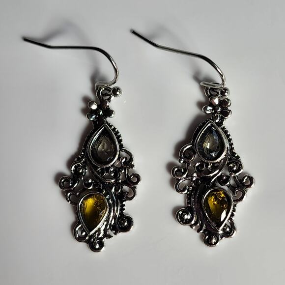 Boho Double Teardrop Earrings - Picture 6 of 6